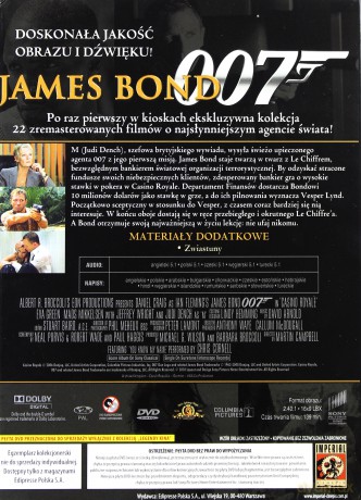 007 James Bond: Casino Royale (booklet) [DVD]