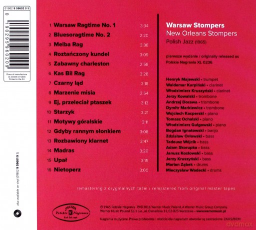 Warsaw Stompers: New Orleans Stompers (Polish Jazz) [CD]