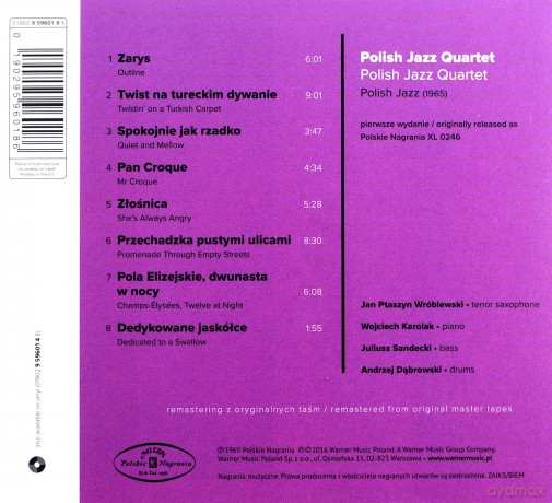 Polish Jazz Quartet: Polish Jazz Quartet (Polish Jazz) [CD]