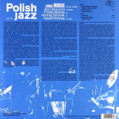 Janusz Muniak Quintet: Question Mark (Polish Jazz) [Winyl]