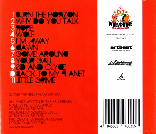 The Hellfreaks: Astoria [CD]