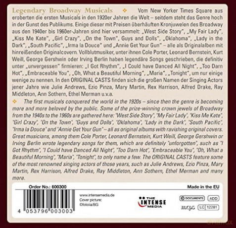 Legendary Broadway Musicals [10CD]
