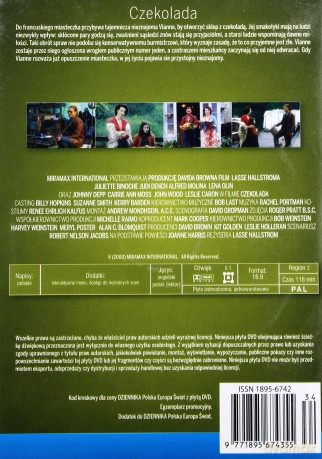 Ekranizacje na wakacje 03 Czekolada [DVD]