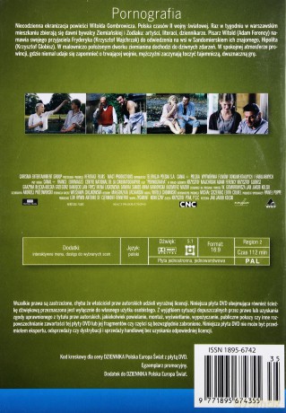 Ekranizacje na wakacje 04 Pornografia [DVD]
