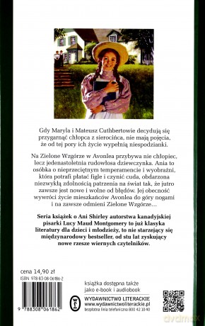 Ania z Zielonego Wzgórza - Lucy Maud Montgomery (twarda) [KSIĄŻKA]
