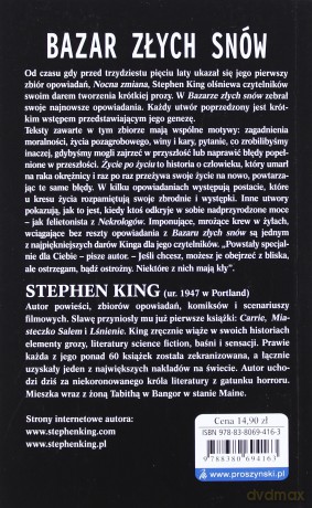 Bazar złych snów (pocket) - Stephen King [KSIĄŻKA]