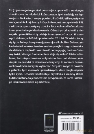 Czcij ojca swego - Ela Sidi [KSIĄŻKA]