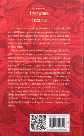 Czerwone i czarne - Stendhal Stendhal (twarda) [KSIĄŻKA]
