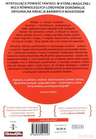 Mroczniejszy odcień magii - V.E. Schwab [KSIĄŻKA]