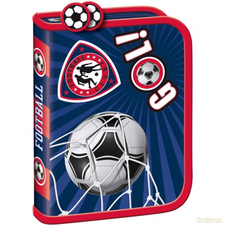 Piórnik dwuklapkowy bez wyposażenia. Football 48749