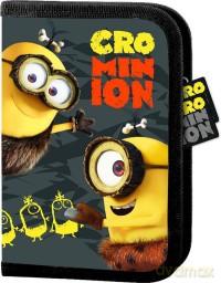 Piórnik dwuklapkowy bez wyposażenia. Minionki Jaskiniowcy 47752