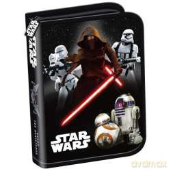 Piórnik dwuklapkowy bez wyposażenia. Star Wars Epizod VII Czarny 47758 (Gwiezdne Wojny)