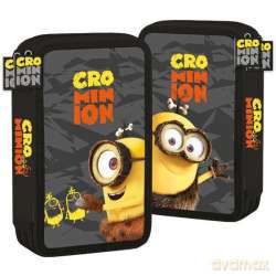 Piórnik podwójny z wyposażeniem. Minionki Jaskiniowcy 48768