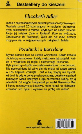 Pocałunki z Barcelony (pocket) - Elizabeth Adler [KSIĄŻKA]