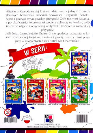 Poznaj czarodziejską krainę z piratem Erykiem. Pirackie opowieści - Katarzyna Borucka [KSIĄŻKA]