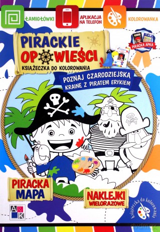 Poznaj czarodziejską krainę z piratem Erykiem. Pirackie opowieści - Katarzyna Borucka [KSIĄŻKA]