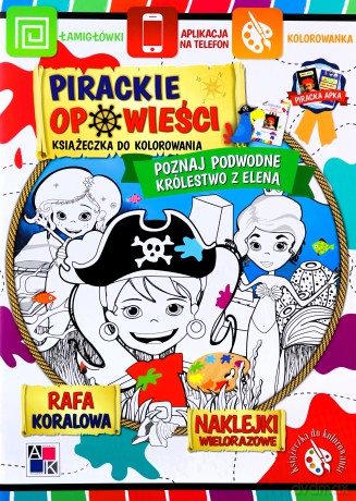 Poznaj podwodne królestwo z Eleną. Pirackie opowieści - Katarzyna Borucka [KSIĄŻKA]