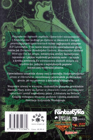Przyszła na Sarnath zagłada. Opowieści niesamowite i fantastyczne - Howard Phillips Lovecraft [KSIĄŻKA]