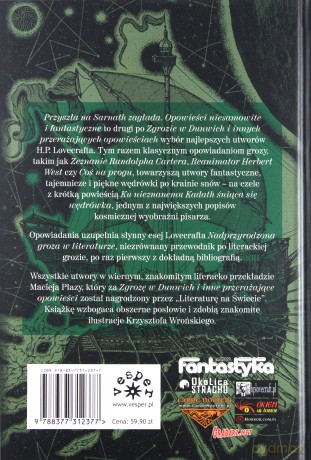 Przyszła na Sarnath zagłada. Opowieści niesamowite i fantastyczne - Howard Phillips Lovecraft (twarda) [KSIĄŻKA]