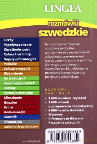 Rozmówki szwedzkie [KSIĄŻKA]