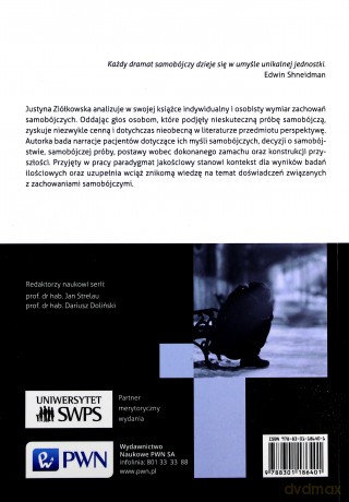 Samobójstwo. Analiza narracji osób po próbach samobójczych - Justyna Ziółkowska [KSIĄŻKA]