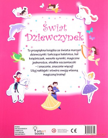 Świat dziewczynek. Poznaję świat + naklejki [KSIĄŻKA]
