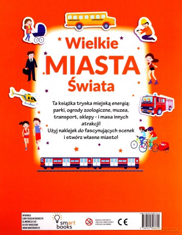 Wielkie miasta świata. Poznaję świat + naklejki [KSIĄŻKA]