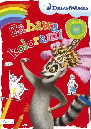 Zabawa kolorami. Książka z naklejkami [KSIĄŻKA]