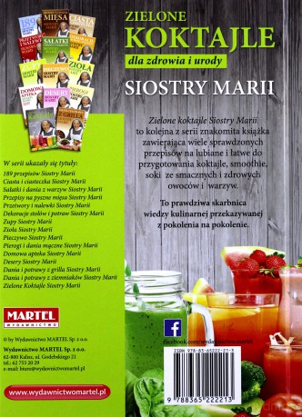 Zielone koktajle dla zdrowia i urody siostry Marii - A. Maria Goretti [KSIĄŻKA]