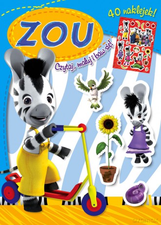 Zou czytaj maluj i baw się 40 naklejek [KSIĄŻKA]