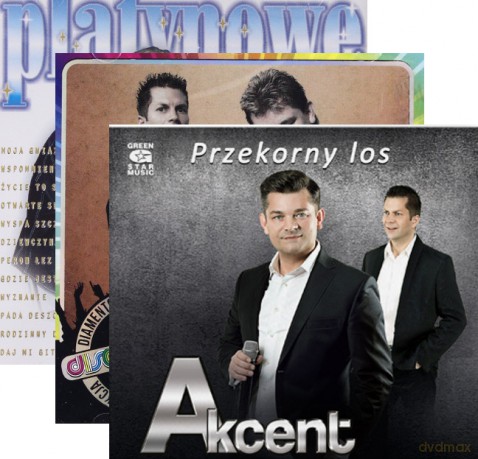 Akcent: Platynowe Przeboje / Diamentowa Kolekcja Disco Polo / Przekorny los Pakiet [3CD]