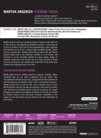 Martha Argerich: Euroarts - Evening Talks [DVD]