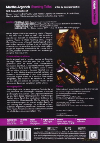 Martha Argerich: Euroarts - Evening Talks [DVD]