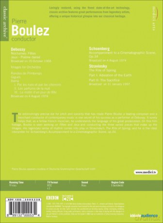 Pierre Boulez: Euroarts - Classic Archive: Pierre Boulez [DVD]