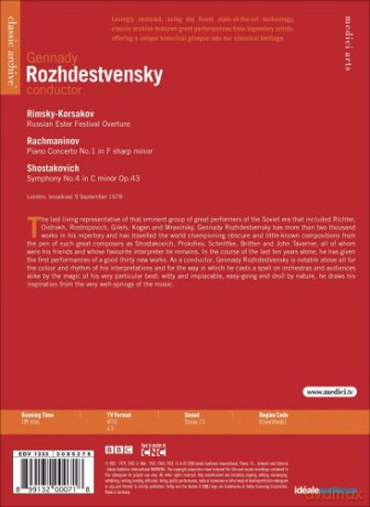 Gennadi Rozhdestvensky: Euroarts - Classic Archive: Gennady Rozhdestvensky [DVD]