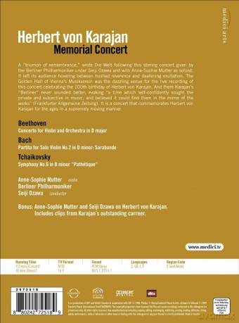 Berliner Philharmoniker: Euroarts - Karajan Memorial Concert [DVD]