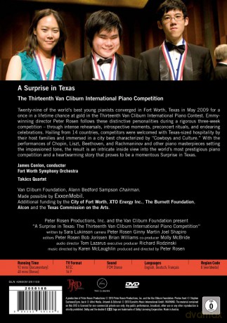 Euroarts - A Surprise In Texas, The Thirteenth Van Cliburn International Piano Competition [DVD]