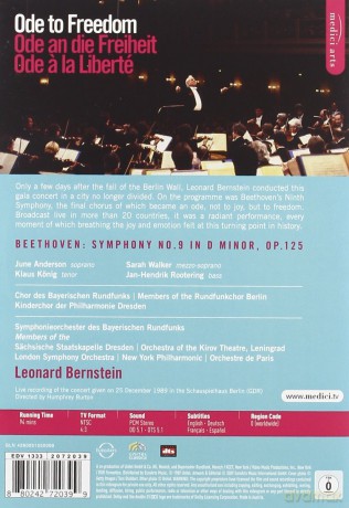 Euroarts - Beethoven: Symphony No. 9 'ODE To Freedom' [DVD]
