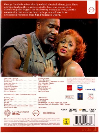 San Francisco Opera: Euroarts - The Gershwin's 'PORGY And Bess' [2DVD]