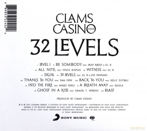 Clams Casino: 32 Levels [CD]
