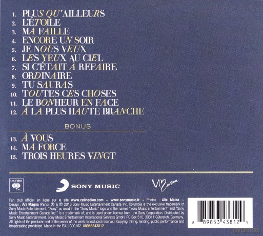 Celine Dion: Encore un soir (Deluxe) [CD]
