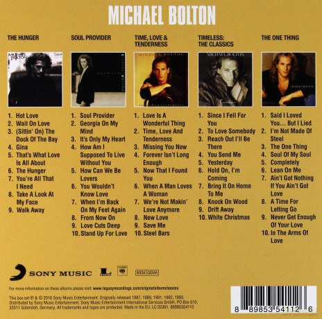 Michael Bolton: Original Album Classics [5CD]