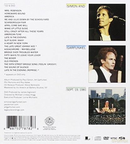 Simon & Garfunkel: The Concert in Central Park (Deluxe Edition) [2CD]