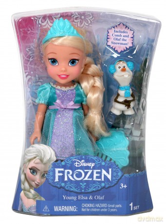 JAKKS Frozen Mała laleczka Elsa z Olafem
