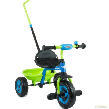 MILLY MALLY Rowerek turbo niebiesko-zielony
