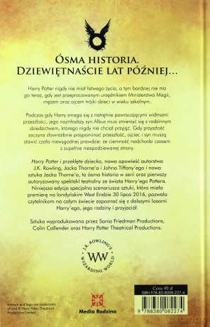 Harry Potter i Przeklęte Dziecko część 1+2 (twarda) - Jack Thorne, Johna Tiffany, J.K. Rowling [KSIĄŻKA]