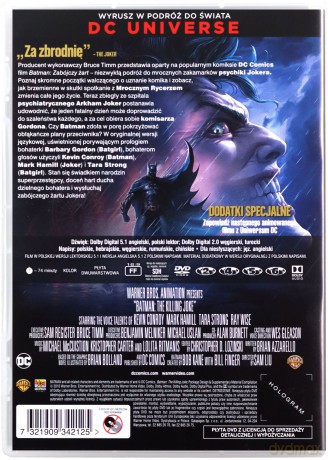Batman: Zabójczy żart [DVD]