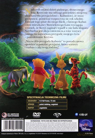 Niezwykła przygoda Kubusia Puchatka (Kubusiowa Kolekcja) [DVD]