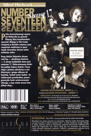 Numer 17 (Alfred Hitchcock przedstawia) [DVD]