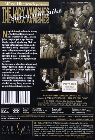 Starsza pani znika (Alfred Hitchcock przedstawia) [DVD]